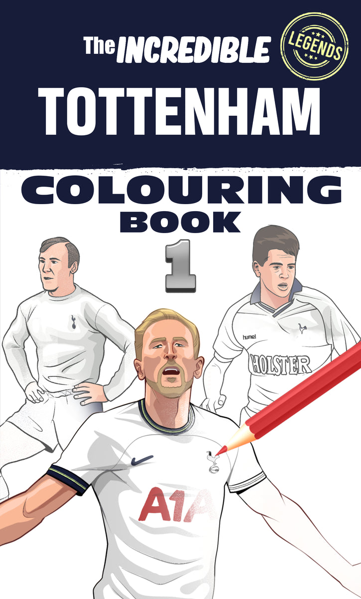 Tottenham Legends Colouring Pack – The Brilliant Game