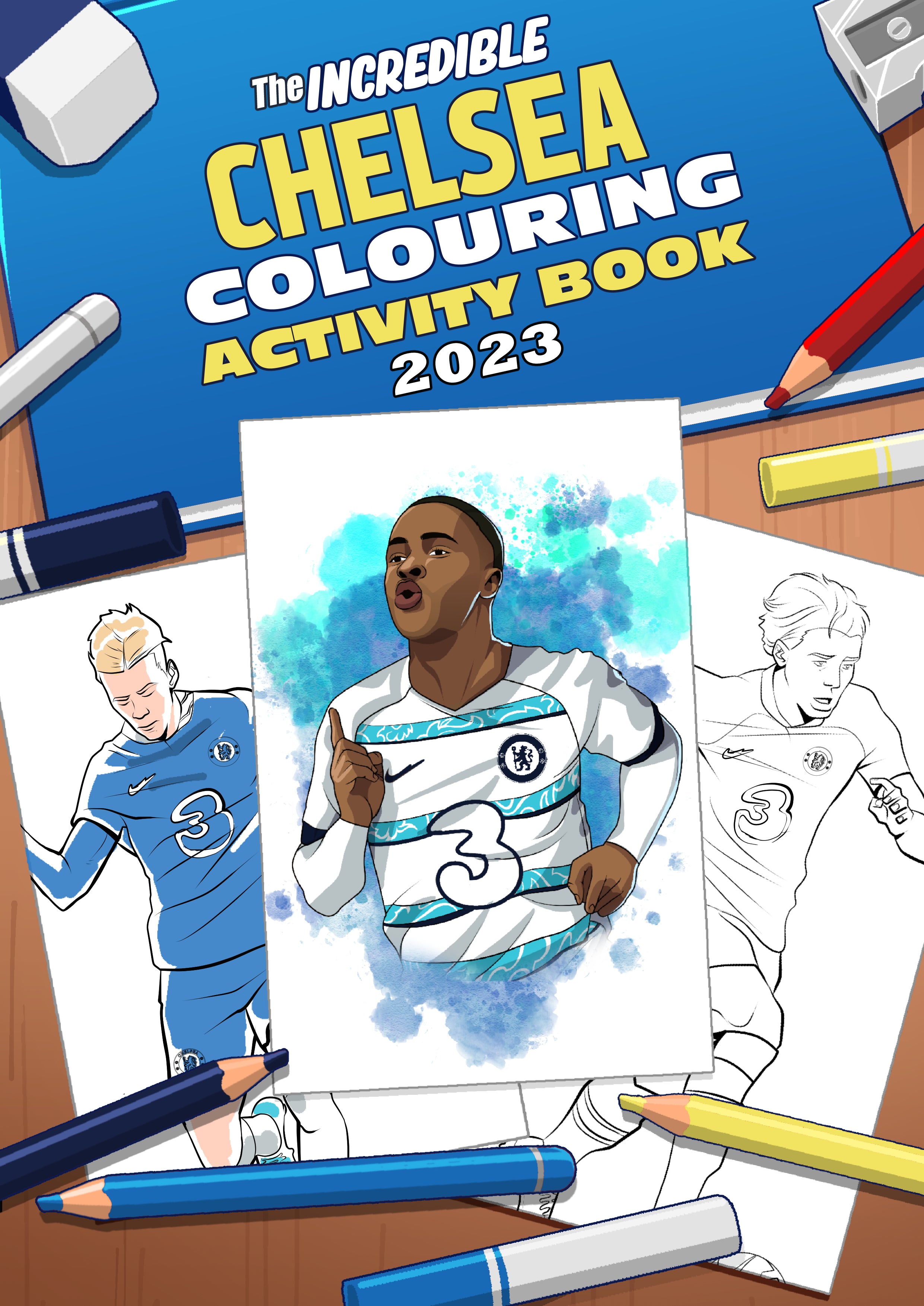Chelsea 2023 Colouring Activity Pack The Brilliant Game