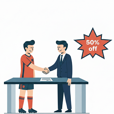 Sign up and get 50% off your first month